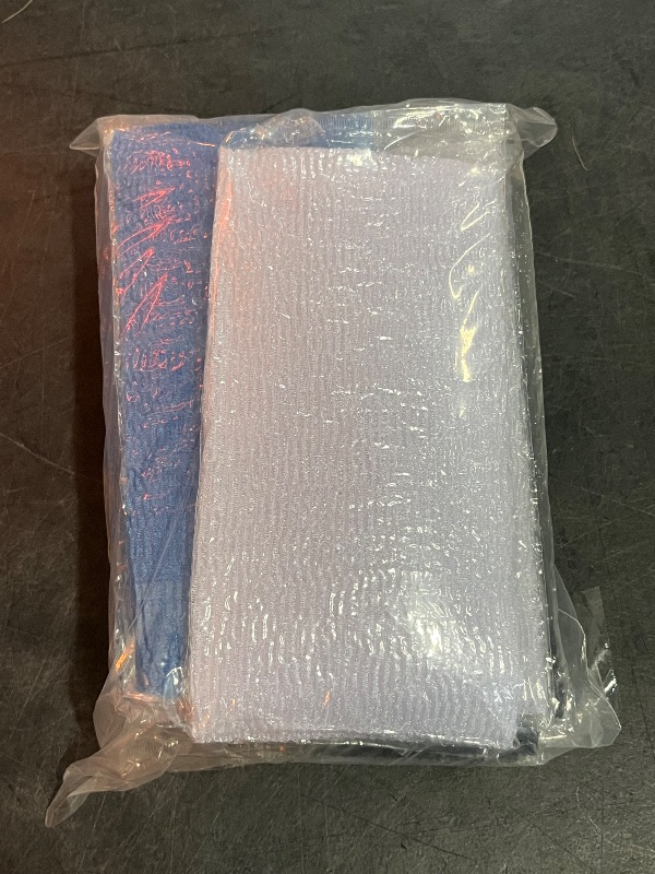 Photo 1 of ARCH&M Exfoliating Washcloth 12 Pack Back Scrubber for Shower Towel Body Scrubber Microabrasion Sponge Japanese Bath Wash Korean Beauty Wash Cloth Loofah Scrubber Black Off-White Navy-Blue

