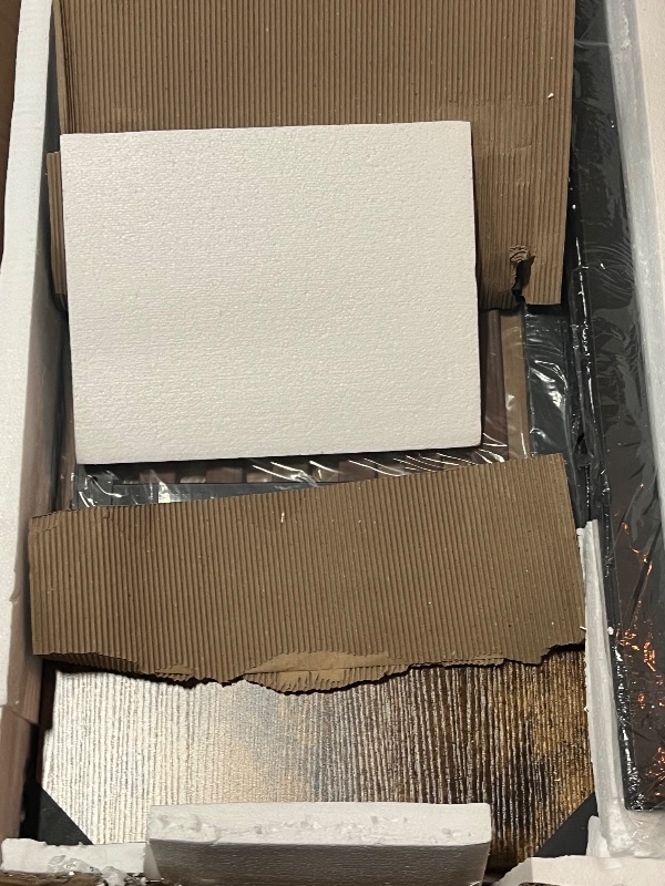 Photo 1 of Recaceik 3 Piece Bar Dining Table Set, Modern Bar Table and Stools for 2, Kitchen Counter Height Dining Table Set with 4 Storage, Breakfast Nook Set Pub Table with Backrest
