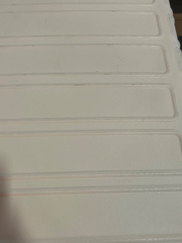 Photo 1 of AAIVV 4 Piece Luggage Set Expandable ABS Travel Suitcase Set TSA Lock Hardshell Durable Lightweight Traveling Luggage Sets Gift for Back to School (OFF White, 28in26in20in13in)