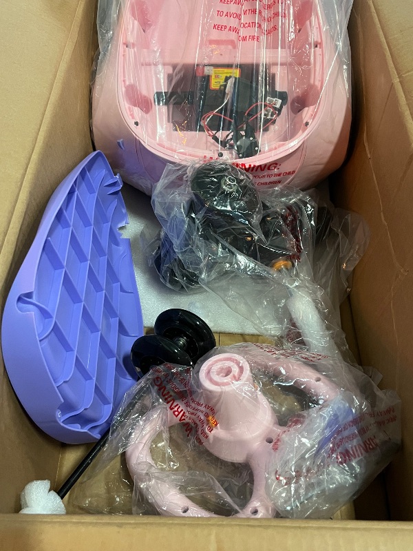 Photo 1 of GOBOKLE Electric Wiggle Car for Kids, 2 in 1 Wiggle Car with LED Flashing Wheels & Music Speaker, Ride on Toys with Anti-Rollover & Flexible Steering, Adjustable-Length Swing Car (Pink-Purple)
