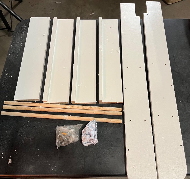 Photo 1 of AKFJOSGE Book Shelf, Behind The Door Bookshelf, 3-Tier Behind The Door Shelf, Children’s Bookshelf Kids Bookcase Storage Shelves for Bedroom, Living Room, Home Office
