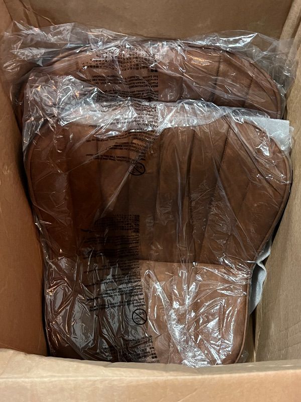 Photo 1 of YOUNIKE Bar Stools Set of 2 Brown Kitchen Counter Height Barstools with Backs Modern Swivel Tall Faux Leather Bar Chair Adjustable Breakfast Island taburetes de bar Padded sillas para barra de cocina
