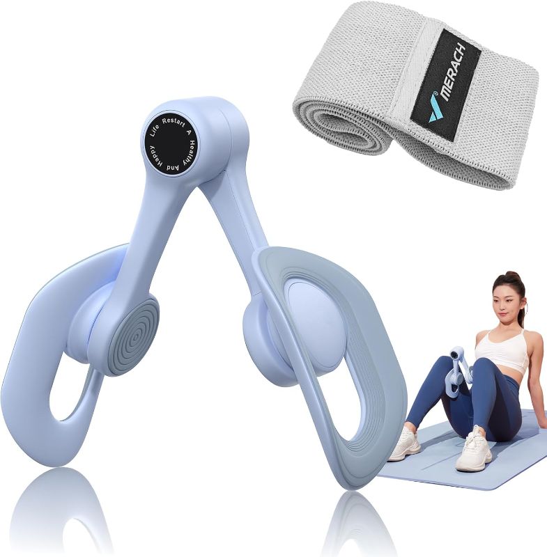 Photo 1 of MERACH Thigh Trainer, Pelvic Floor Muscle Trainer, Inner Thigh Exercise Workout Equipment for Home Gym, Pelvic Floor Strengthening Women
