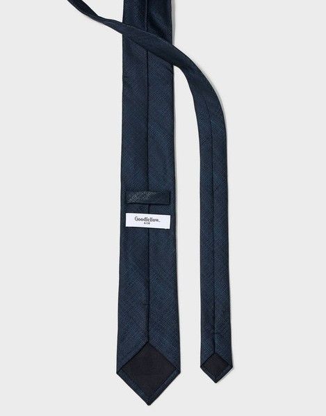 Photo 1 of Goodfellow & Co Men's Plaid Neck Tie, One Size - Dark Gray
