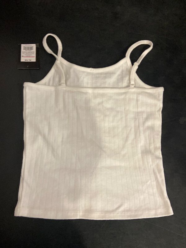 Photo 1 of Size M (8) Girls' Pointelle Cami - Art Class™ White