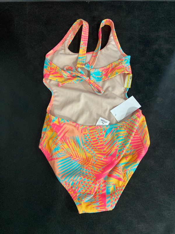 Photo 1 of Size (8)Girls' Leaf Printed One Piece Swimsuit - art Class™
