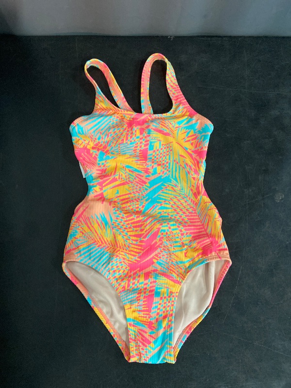Photo 1 of Size (8)Girls' Leaf Printed One Piece Swimsuit - art Class™
