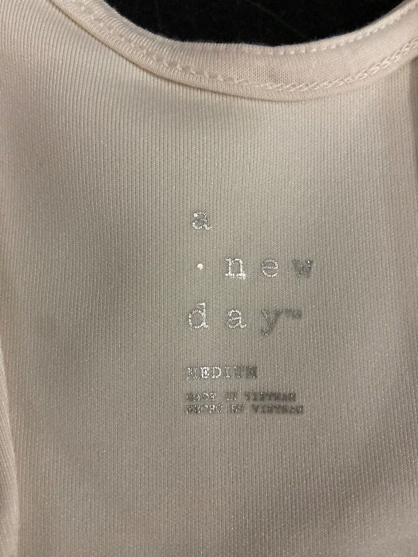 Photo 1 of (Size M) Women's Sandwash Mini Romper - a New Day™ Cream M
