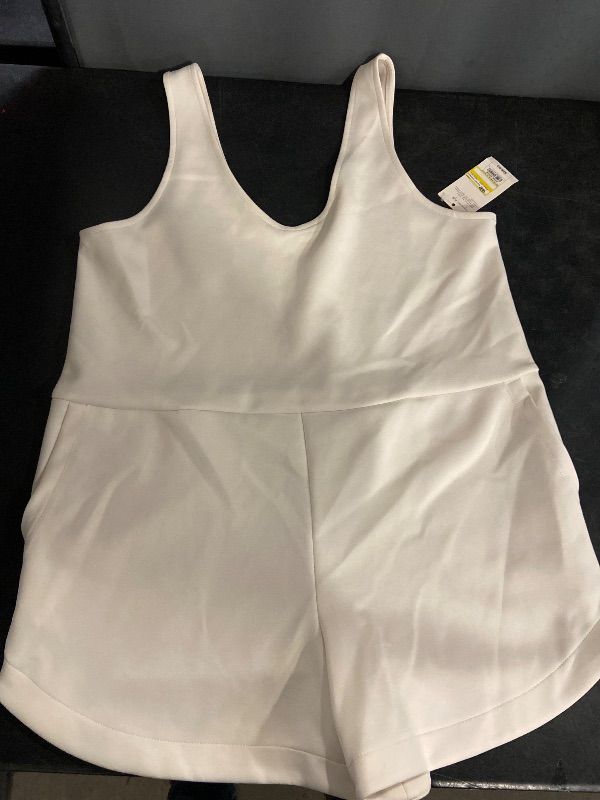 View 2 of (Size M) Women's Sandwash Mini Romper - a New Day™ Cream M