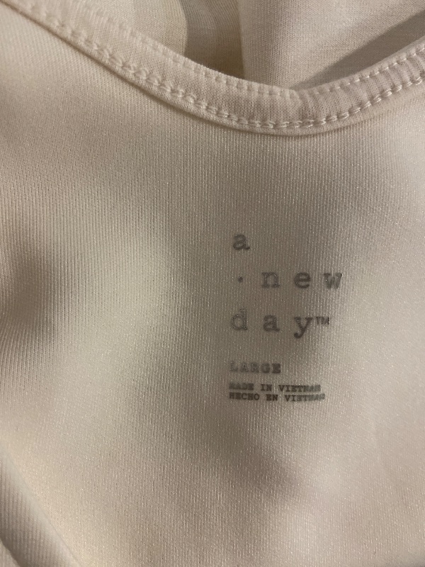 View 3 of (Size L) Women's Sandwash Mini Romper - a New Day™ Cream L