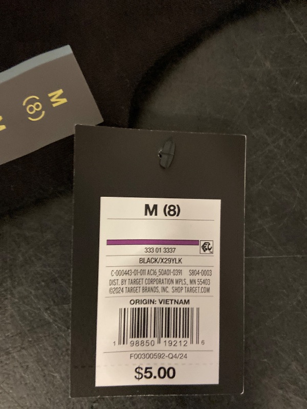 Photo 1 of (Size M 8) Girls' Square Neck Tank Top - Art Class™ Black M: Slim Fit, Sleeveless, Midweight Jersey