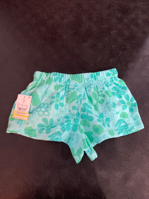 Photo 1 of (Size XS) Girls' Bluey Cabana Shorts - Blue XS
