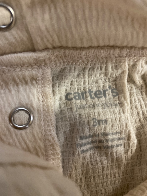 View 3 of (Size 3 m) Carter's Just One You® Baby Girls' Romper with Embroidery - Black/Ivory 3M
