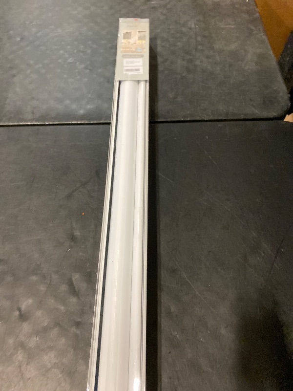 Photo 1 of Motorized Zebra Blinds with Remote, No Drill Cordless Roller Shades, Equipped with Solar Panels, 50%-75% Blackout, Compatible with Alexa, Google, Electric Blinds for White 40" W x 72" H