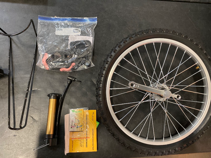 Photo 1 of Adjustable Unicycle for Adults Aluminum Unicycle with Stand for Fun Fitness and Balance Training (Pink, 20")