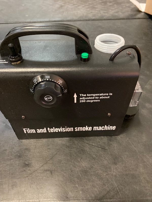 Photo 1 of Fog Machine 400W,Stage Smoke Machine Small Portable, Dj Party Manual Control Adjustable Temperature for KTV Wedding Halloween Christmas Photography Outdoor Film Television