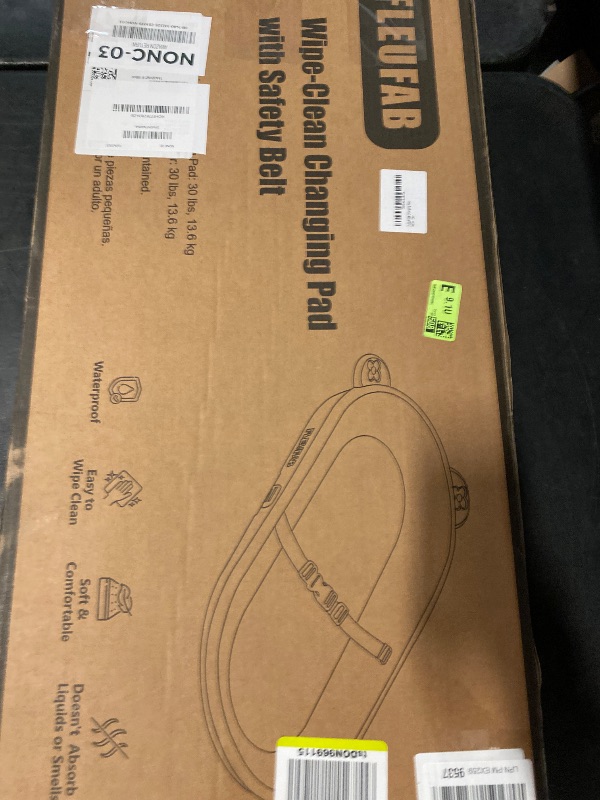 Photo 1 of Baby Changing Pad, EVA Waterproof Non-Slip Changing Table Pad with Adjustable Strap for Dresser Changing Table Nursery, Portable Diaper Changing Pad, Oat