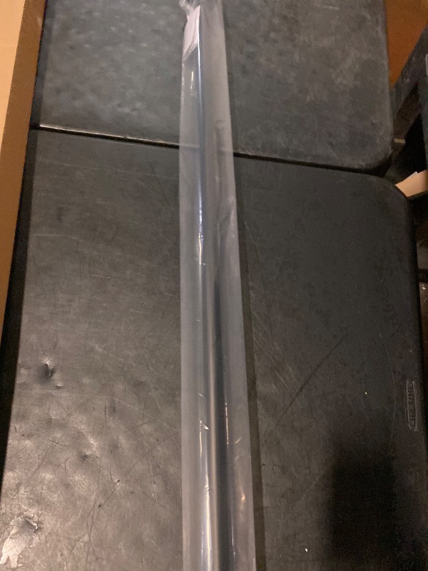 Photo 1 of BRIOFOX Industrial Shower Curtain Rod - Rustproof Non-Slip 43-72 Inch Stainless Steel Tension Curtain Rod for Window or Bathroom, Matte Black