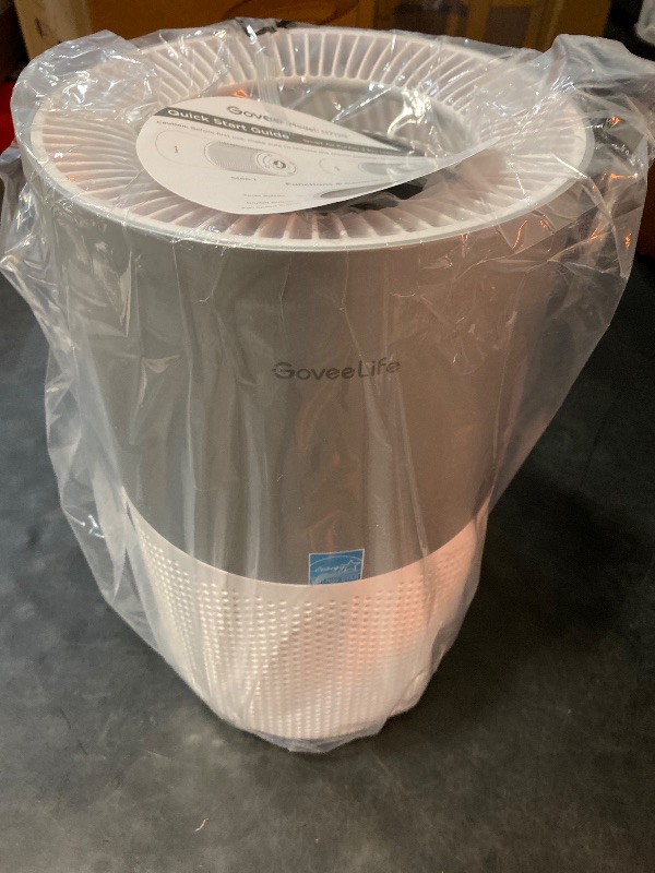 Photo 1 of GoveeLife Air Purifiers for Home, Smart Air Purifier for Large Rooms with App & Alexa Control, Covers up to 1162ft², Air Quality Monitor, PM2.5 Sensor Air Purifier for Pet Hair, Pollen, Dust, Smoke