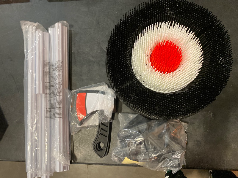 Photo 1 of Black Series Axe Throwing Set – Indoor & Outdoor Party Game| Safe Plastic Throwing Axes| Collapsible Target| Backyard Game, Carnival Game, Beach Camping, Tailgating Essential| Fun Sports Activity Gift