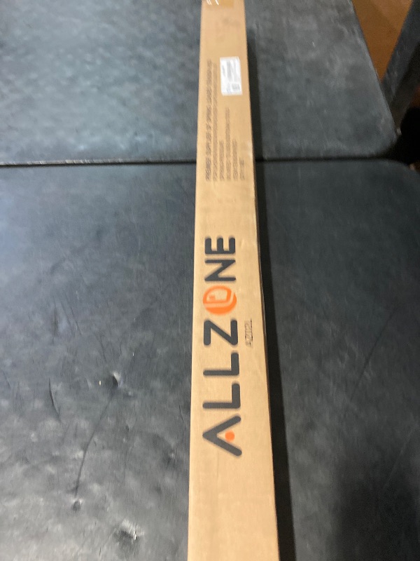 Photo 1 of ALLZONE Tension Curtain Rod for Window, 83-123 Inches, Heavy Duty Curtain Rods No Drilling, Non-Slip Bathroom Shower Tension Rod, Renter Friendly, Adjustable, Spring Loaded, Extra Long, Black