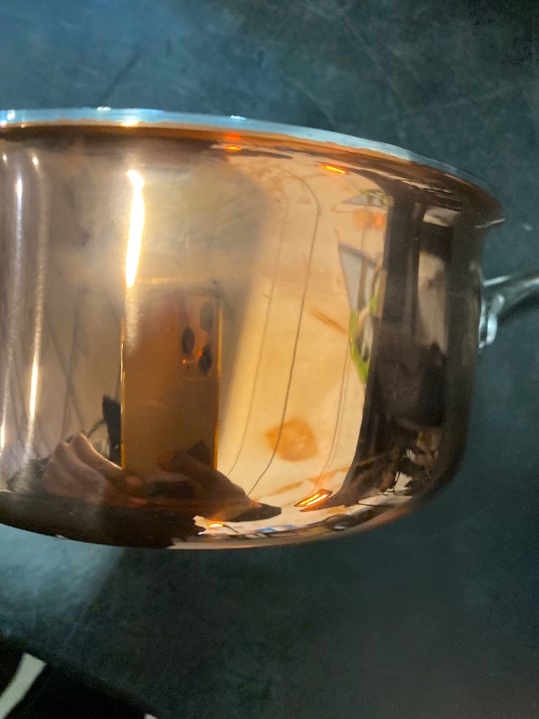 Photo 1 of Cooks Standard Stainless Steel Cookware Set, Multi-Ply Clad Copper Stainless Steel Pots and Pans Set, 8-Piece