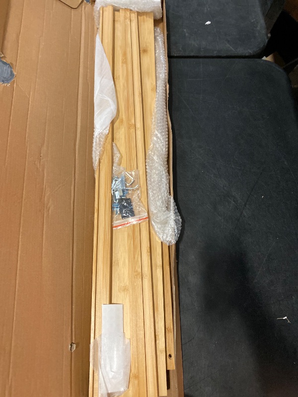 Photo 1 of Edgecrest Bamboo Over The Stove or Sink Modern Spice Shelf, No Annoying Middle Screw, 31.5” Wide Storage, 11.4” High Countertop Shelf, 6 Side Hooks, Easy to Assemble, Eco-Friendly Durable Material