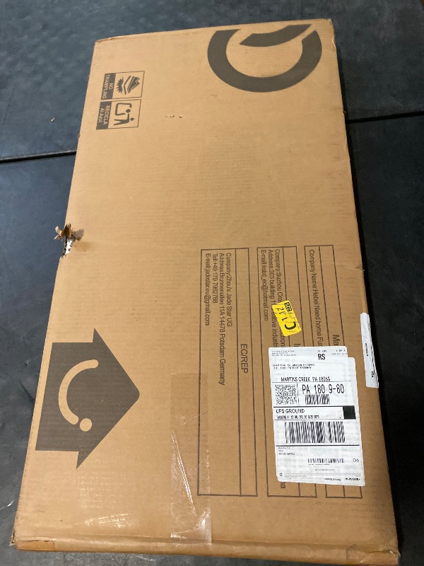 Photo 1 of DlandHome 31.5 inches Small Computer Desk for Home Office Activity Table Writing Table for Small Spaces Study Table Student Laptop Desk Teak and Black DND-AC3BB-8040