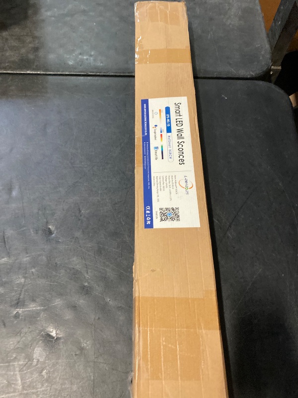 Photo 1 of LED Wall Sconce Plug In, Smart RGBCW Wall Light Bar Works with Alexa, Google Home, Phone App, Color Changing & White Dimmable Modern Wall Mount Lamp 35.4In for Bedroom, Livingroom, Hallway Decor, 1pcs