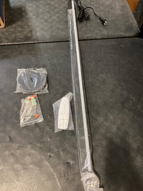 Photo 1 of LED Wall Sconce Plug In, Smart RGBCW Wall Light Bar Works with Alexa, Google Home, Phone App, Color Changing & White Dimmable Modern Wall Mount Lamp 35.4In for Bedroom, Livingroom, Hallway Decor, 1pcs