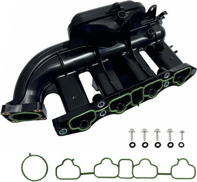 Photo 1 of 615-380 Engine Intake Manifold Assembly Compatible with Buick Encore, Chevrolet Cruze Sonic Tracker Trax, L4 1.4L, Replaces 25200449 55577314