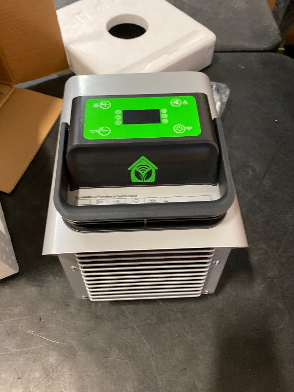 Photo 1 of 1500W Greenhouse Heater with Thermostat, Portable Outdoor Heater with Smart APP Remote Control for Green House, Garage, Grow Tents, Plants & Vegetables