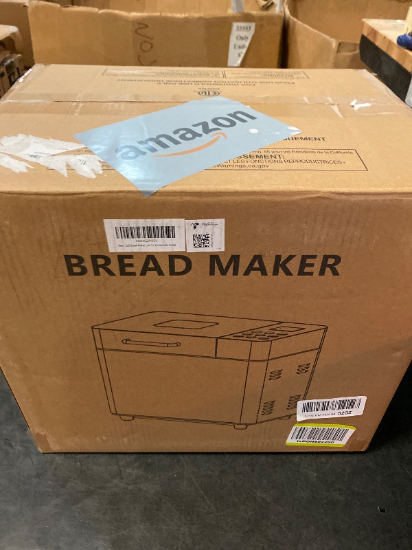 Photo 1 of 2LB Bread Maker Machine, OSIPOTO 17 in 1 Automatic Stainless Steel Bread Machine, Non-stick, Beginner-Friendly Controls, 15 Hour Timer, Easy to Clean Low Noise, High Success Rate for Homemade Bread