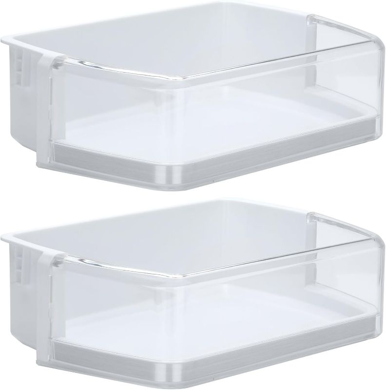 Photo 1 of [2 PACK] UPGRADED DA97-08406A, DA97-08406B/C Refrigerator Door Bin Replacement for Samsung RF4287HARS/RF4289 Refrigerator (Right Side),Replace AP4578480, PS4175803, EAP4175803, DA63-05391 Door Shelf