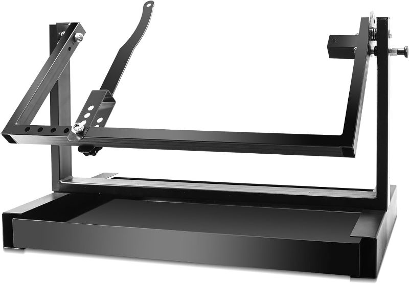 Photo 1 of Engine Stand Fit for 2 & 4 Stroke Single Cylinder Engines, Motorcycle Engine Stand Compatible with Honda, Kawasaki, Yamaha, Suzuki, KTM