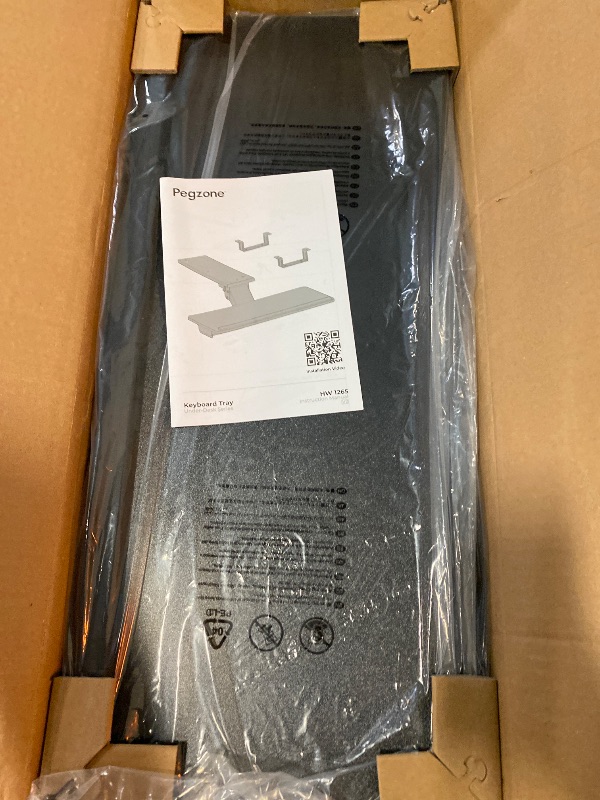 Photo 1 of Keyboard Tray Under Desk with Storage Drawer, Height Adjustable Keyboard Tray Slide Out Swivel Tilt, Ergonomic Under Desk Mount Keyboard & Mouse Holder for Gaming Home Office, 25x11'', Black