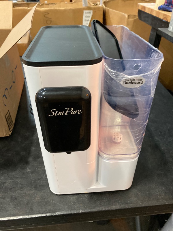 Photo 1 of SimPure Y9A UV Countertop Reverse Osmosis Water Filter, Alkaline Remineralization 300 GPD 6 Stage Purification, RO Water Filtration System, Super Fast Filtering Portable Water Purifier