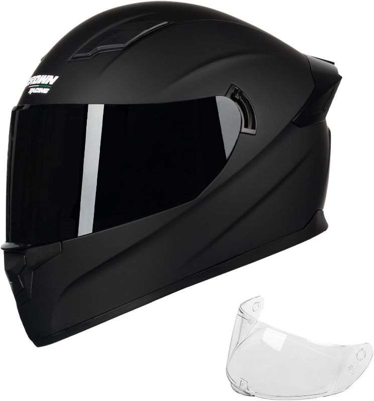 Photo 1 of (Size M) Motorcycle Helmets Street Bike Full Face Motorcycle Helmet Motorbike for Adults DOT Approved Helmets,