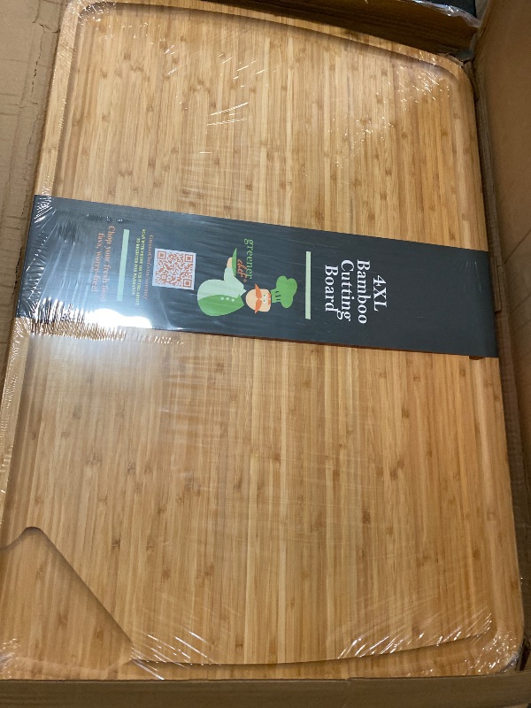 Photo 1 of 4XL Bamboo Butcher Block Cutting Board - Extra Large Cutting Boards for Kitchen 36 x 24 - Wood Countertop 24 x 36 Cutting Board - Single Tone
