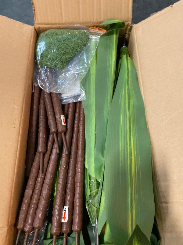 Photo 1 of Artificial Dracaena Tree Indoor, 5Ft Faux Plants Indoor with Black Tall Planter - Faux Yucca Tall Fake Floor Plant in Pot - Artificial Plant for Home Office Living Room Decor Indoor