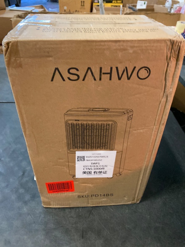 Photo 1 of 2500 Sq.Ft Dehumidifier for Basement Home, ASAHWo 34 Pints Dehumidifier with Drain Hose, Quiet Portable Dehumidifiers for Bathroom Large Room, Bedroom, Auto Defrost,Smart Humidity Control,24H Timer
