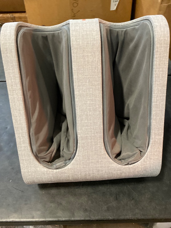 Photo 1 of Sharper Image Shiatsu Foot + Calf Massager, Deep-Kneading Rollers with Air Compression, Soothing Heat, Adjustable Tilt, Customizable Modes, Hygiene Cover