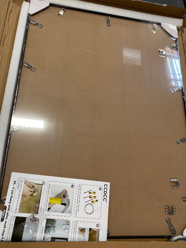 Photo 1 of Aluminum Jersey Frame Display Case 1 Pack, Lightweight & Durable Metal Jersey Frame with Mat, Pinboard, Shatterproof Plexiglass & Hanging Kit for Football Baseball Basketball Soccer Hockey Shirt