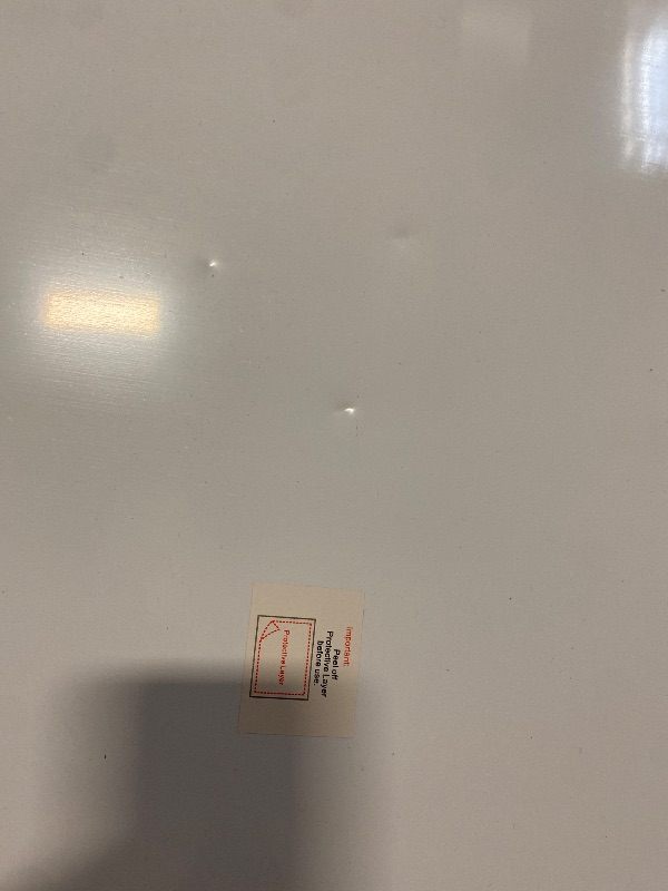 Photo 1 of lass Whiteboard - Glass Dry Erase Board 48" x 36" Magnetic Pure White Board Glass Writing Board White Boards for Walls Wall Office Home