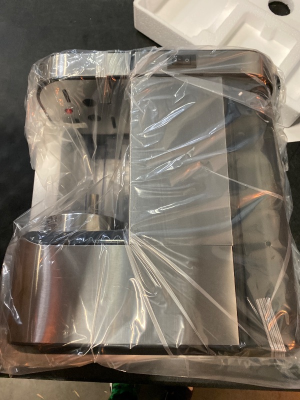 Photo 1 of Espresso Machine with Milk Frother, 20 Bar Compact Espresso Maker with Touch Screen & 57.5oz Removable Water Tank for Home, Stainless Steel Coffee Machine for Cappuccino, Latte, Silver(updated)