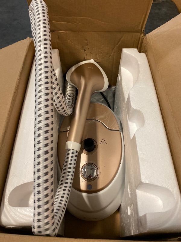 Photo 1 of Steamer for Clothes,1800W Standing Garment Steamer with Adjustable Double Rod,Flat and Hanging Ironing,Clothes Steamers with 10 Ironing Modes,30s Fast Heat-up