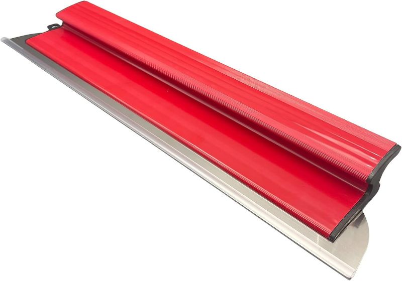 Photo 1 of Drywall Skimming Blade 24 Inch, Smooth Finish, Precision 0.5mm European Stainless Steel Blade (Replaceable),Drywall Skimming Blade Tool for Drywall/Wallboard/Plasterboard