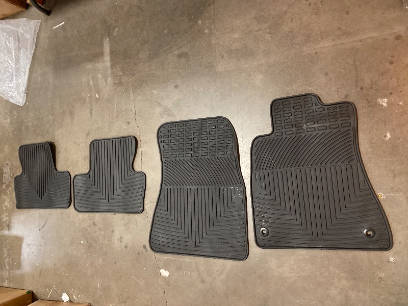Photo 1 of Car Floor Mats Custom Fit for Lexus is 2005-2013 IS350 IS250 Black Rubber Auto Liner Mats All Weather Protection Heavy Duty Odorless