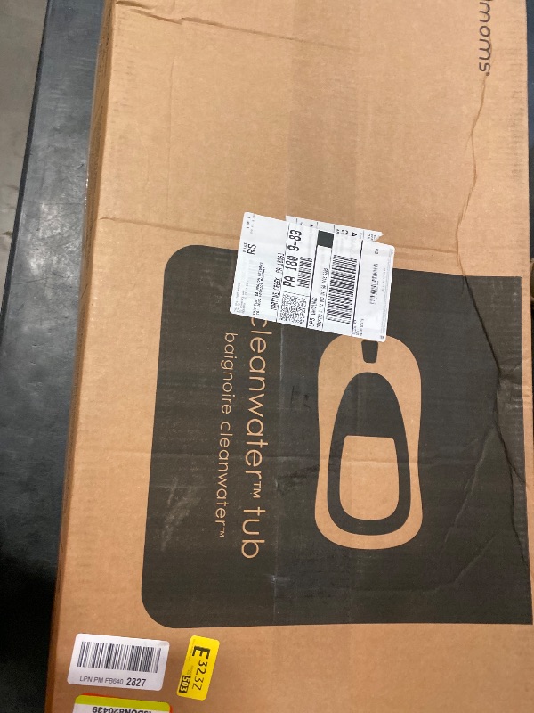 Photo 1 of 4moms Cleanwater Tub, 3-in-1 Grow-with-Me Baby Bathtub with Digital Thermometer for Newborns to Toddler, Assembled in The USA