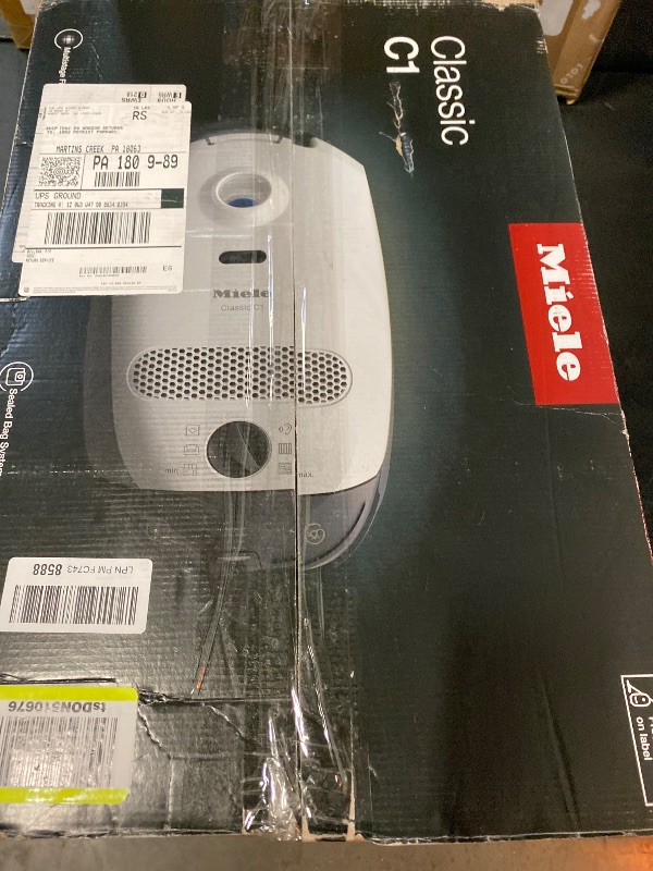 Photo 1 of Miele Classic C1 Pure Suction Bagged Canister Vacuum, Graphite Grey - Portable, Household